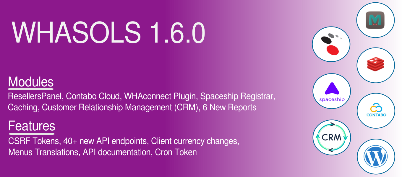 WHASOLS 1.6.0 Available Now
